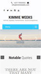 Mobile Screenshot of kimmieweeks.com